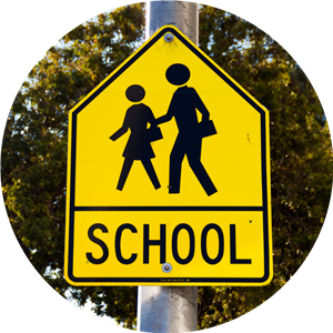 school zone sign